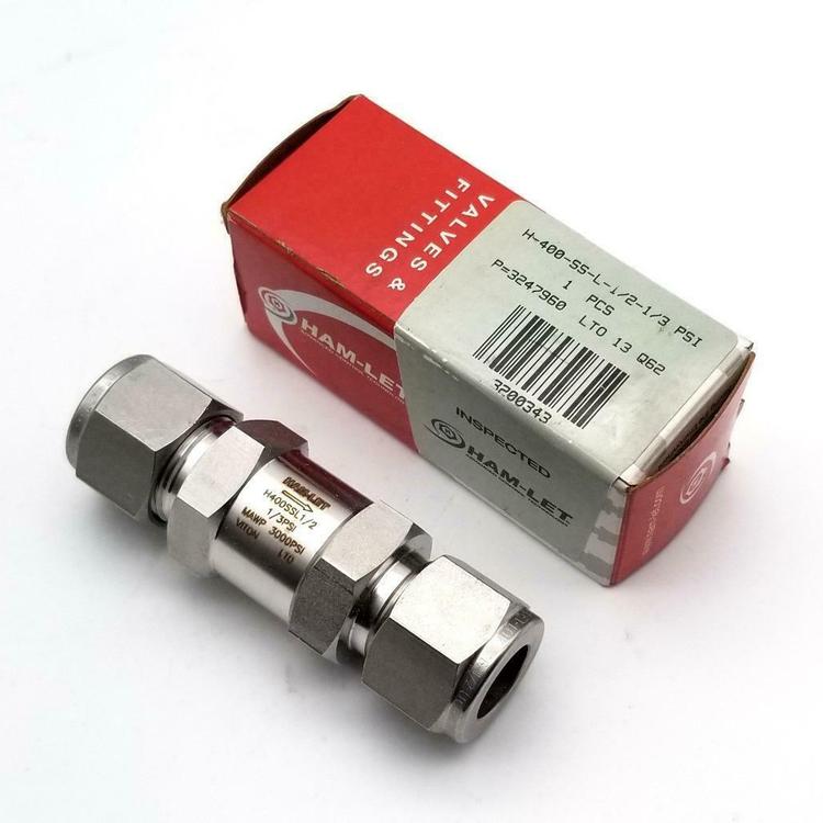 H-400-SS-L-8MM哈姆雷特單向閥以色列HAM-LET不銹鋼逆止閥