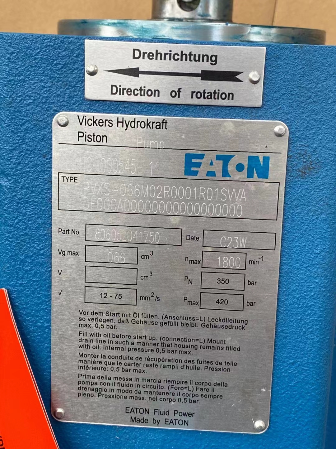 PVQ32-B2R-SE1S-21-CM7-12 PVQ32-B2R-SE1S-21-CM7D-12 PVQ32-B2R-SE1S-21-CM7D-12-S2