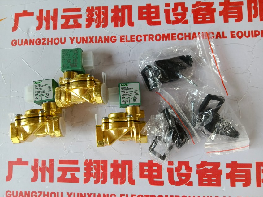 JPIS8316B304 DC24V美國(guó)ASCO手動(dòng)復(fù)位黃銅角座閥E290A795&nbsp;